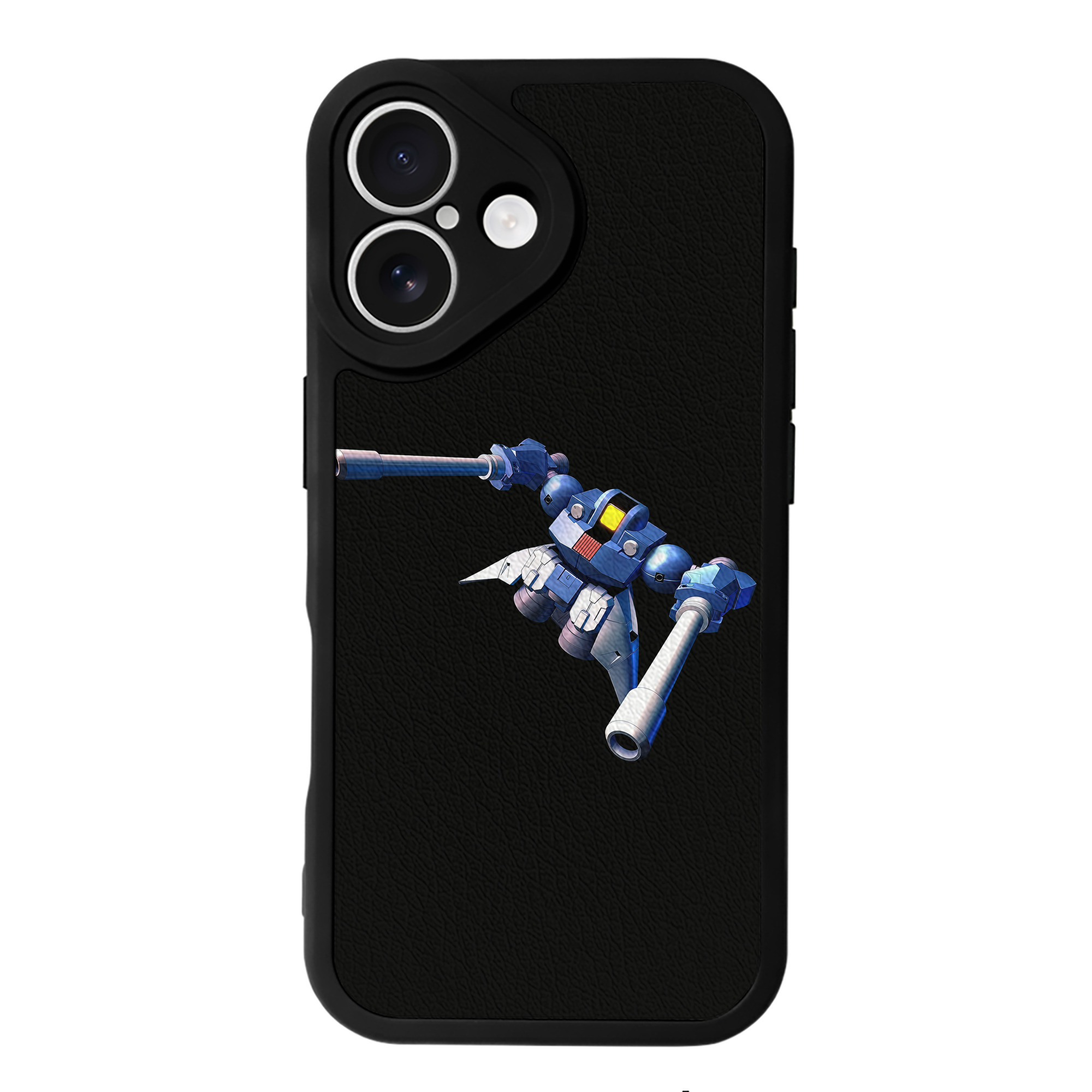 （画像用） 機動戦士ガンダム Mobile Suit Gundam 【iPhone 16シリーズ対応】シリコンスマホケース（レザー調） 材質：シリコン